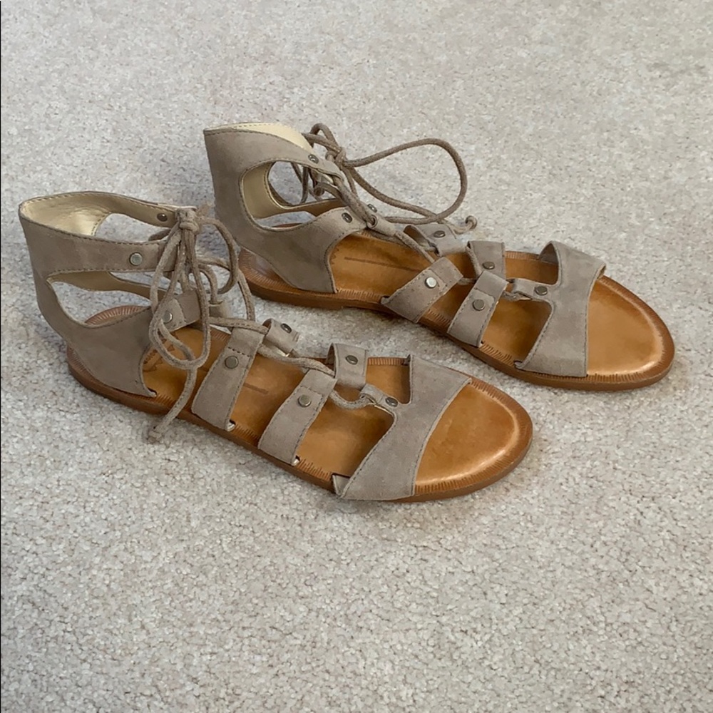 Lace up sandals